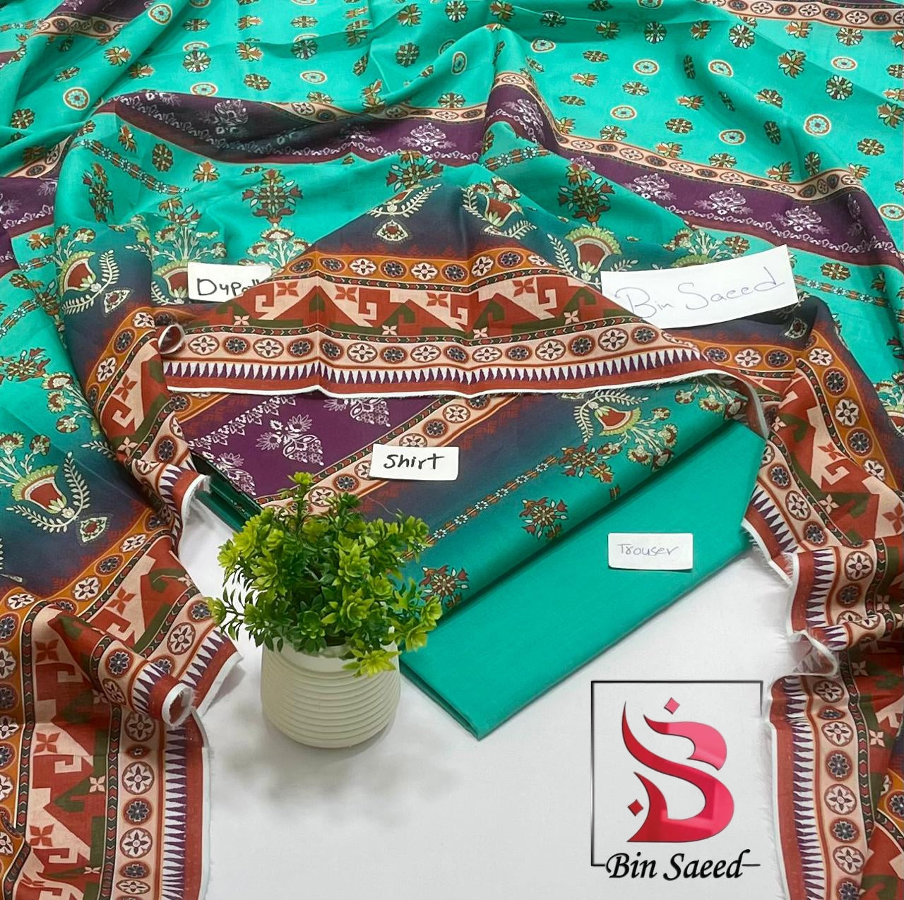 Bin Saeed Lawn Sale (8 Suits )