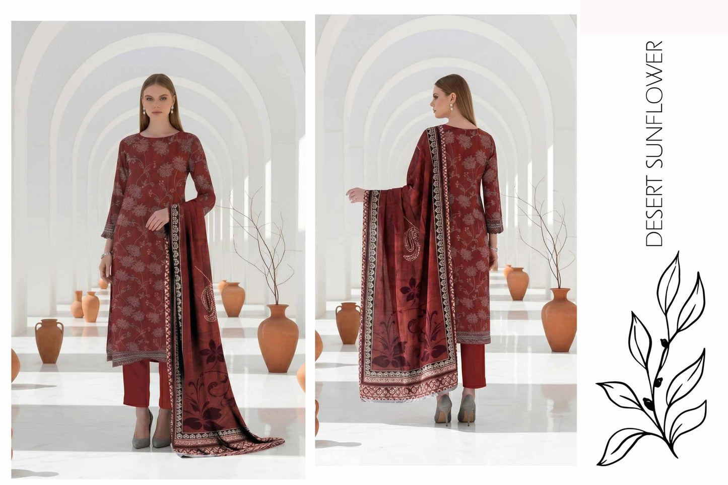 Gulabo By Bin Noor Fab 3 Pc Lawn (5 Suits) A