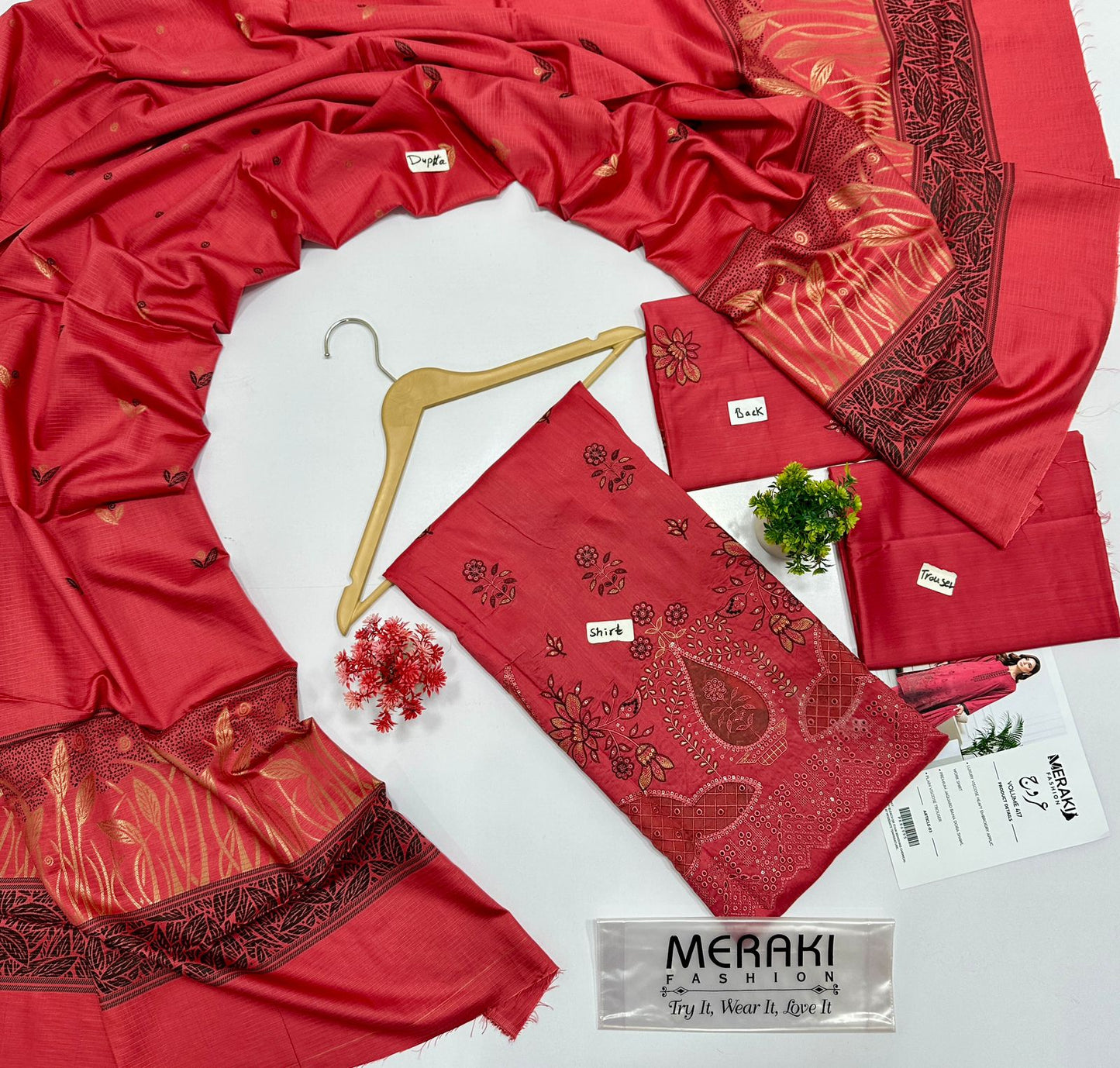 Meraki Fashion Vol 417 Viscose (4 Suits)B