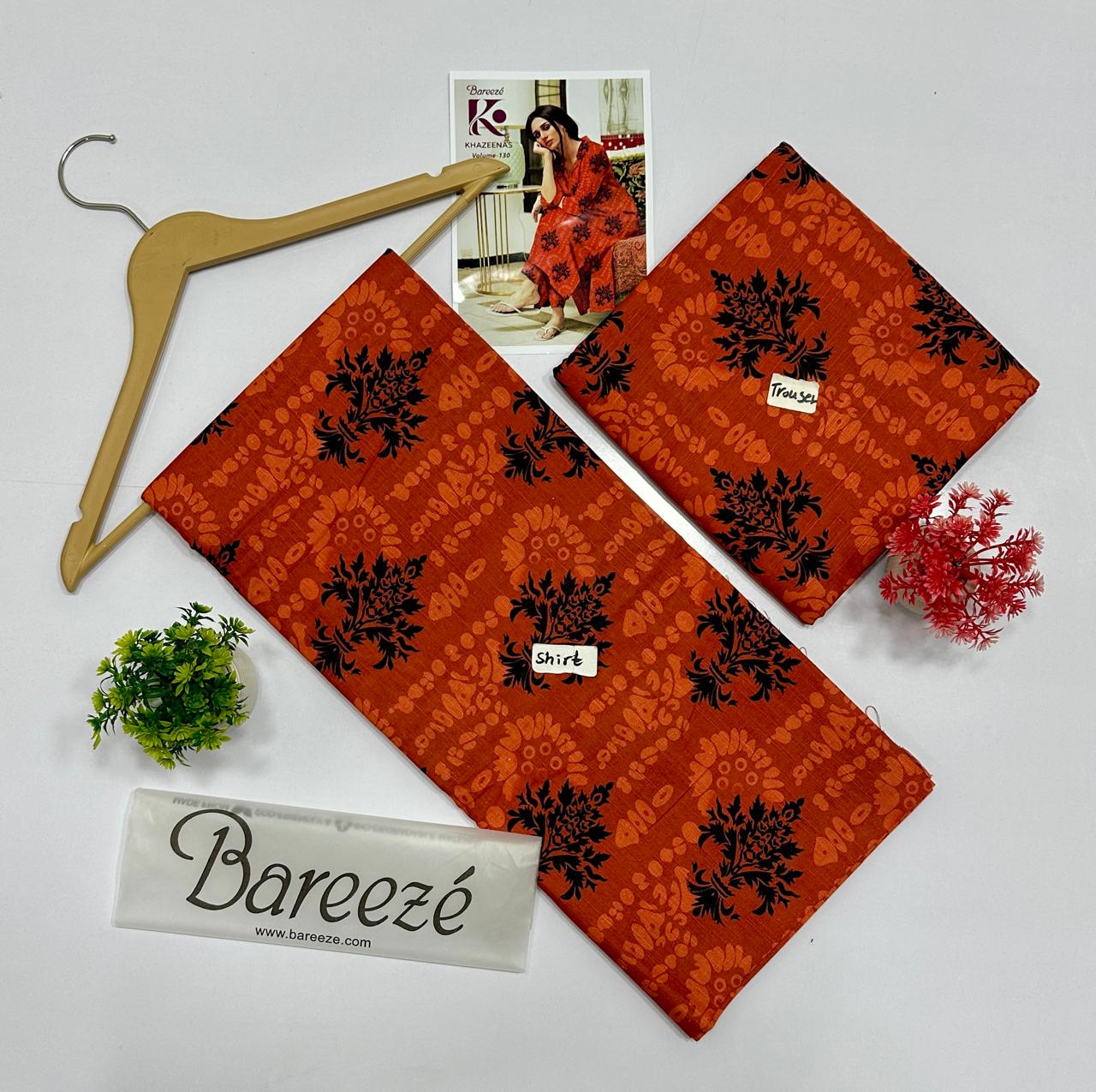 Bareeze Khadder 2 Pc Digital Printed All Over ( 8 Suits)B