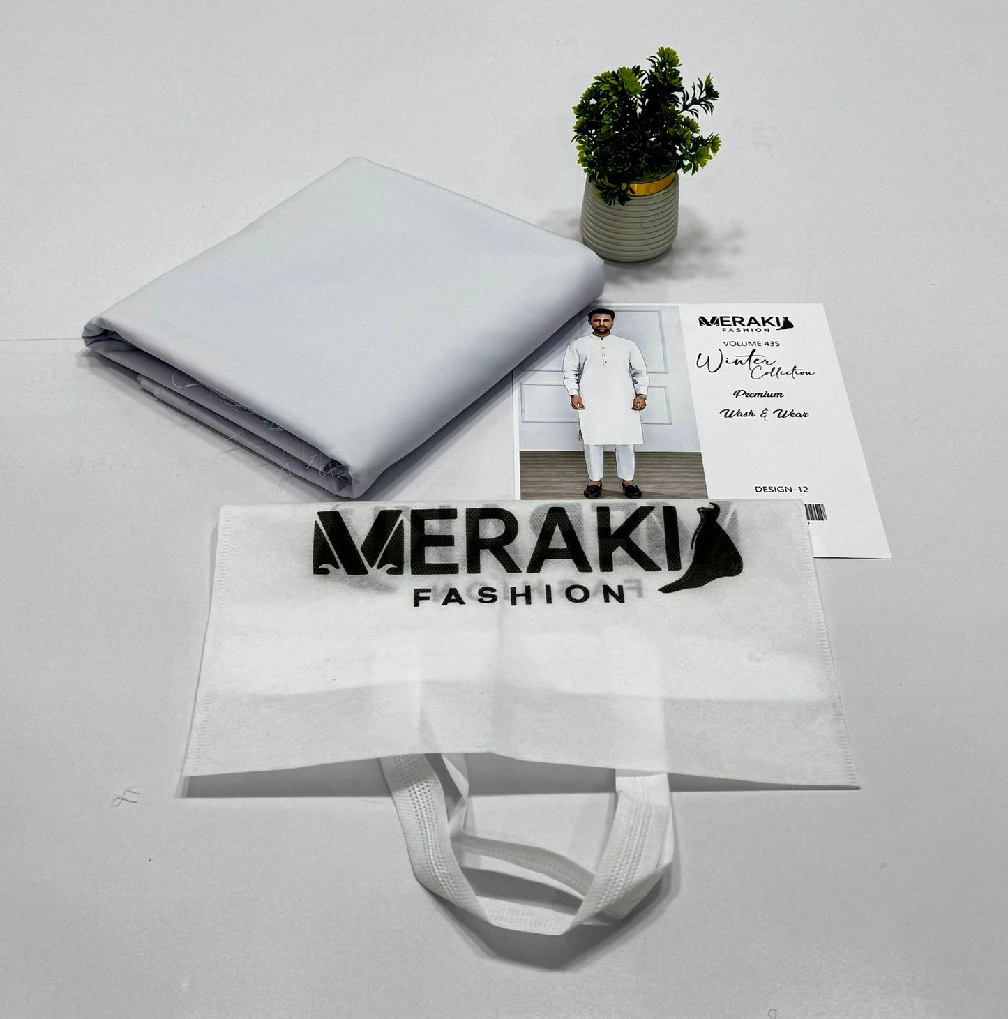 Meraki Fashion Vol 435 Wash & Wear ( 15 Suits)