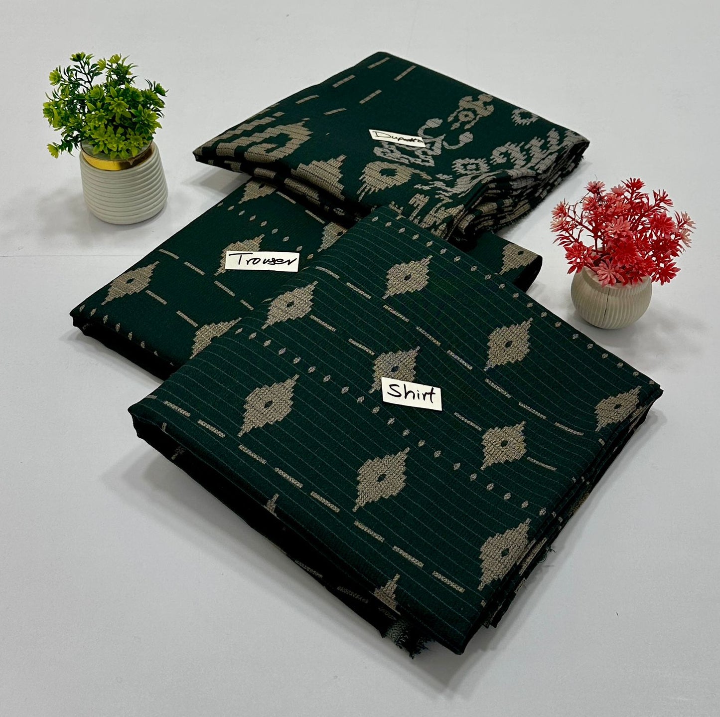 Original Brand Bin Saleen Chamki Peace Peach Dhanak 3Pc ( 10 Suits)