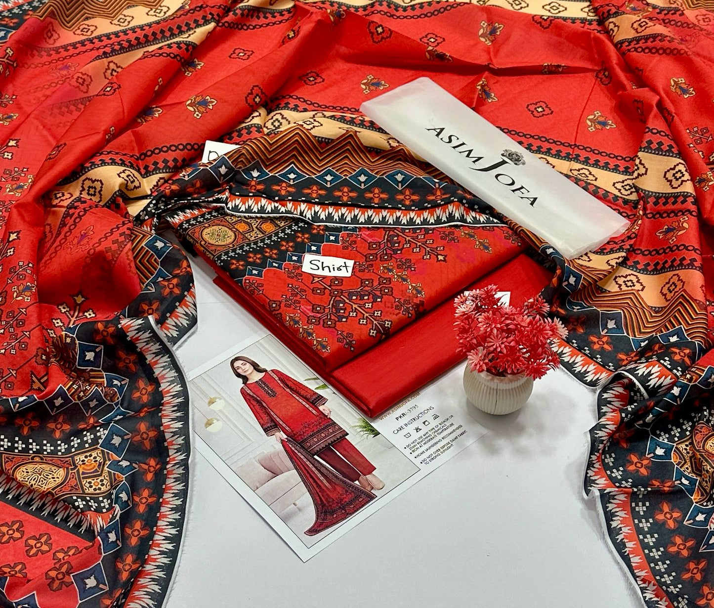 Asim Jofa 3 Pc Lawn Sale (5 Suits )B