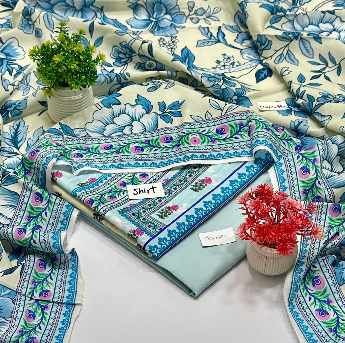 Al Karam Brand 3 Pc Lawn (9 Suits )