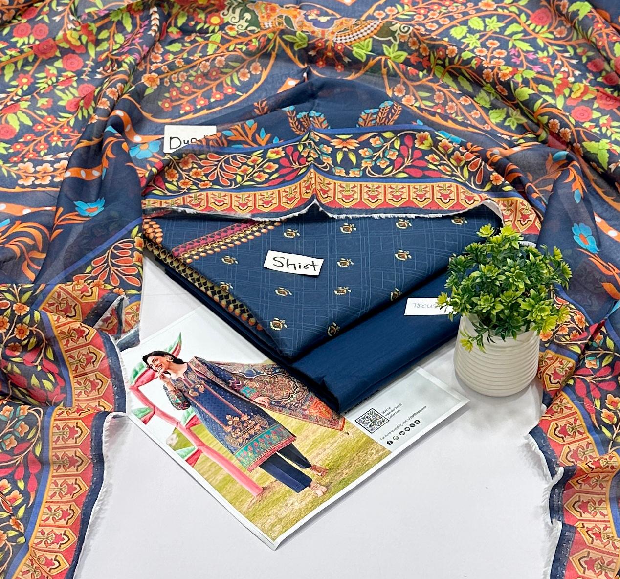 Nishat 3Pc Lawn (5 Suits ) A