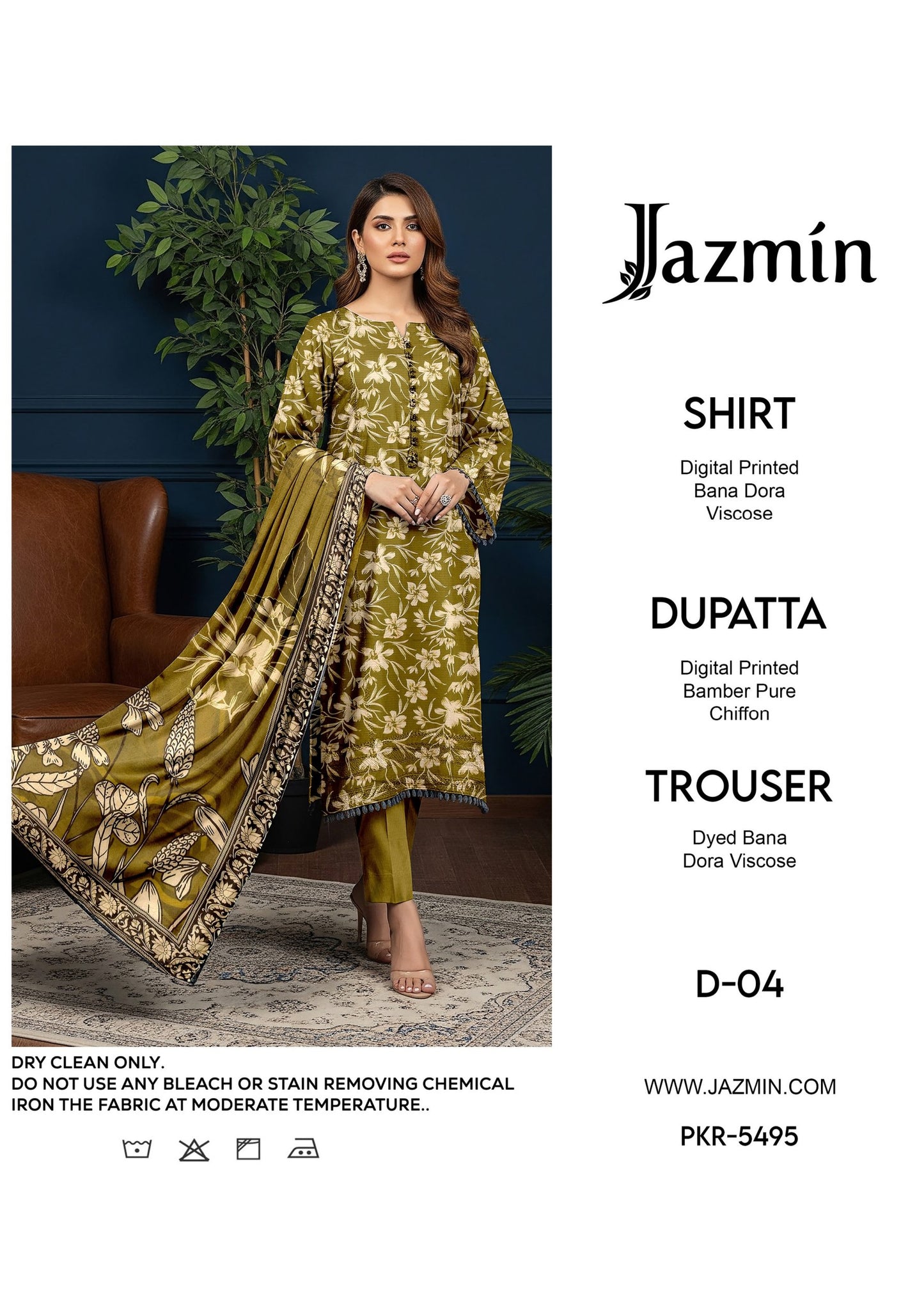 Jazmin Viscose Bana Dora 3 pc 10 suits