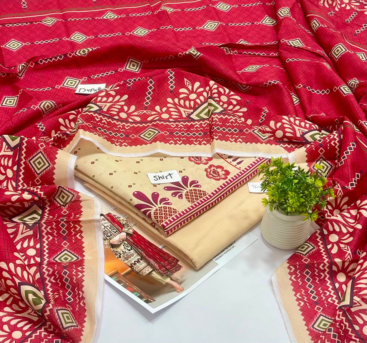 Bin Saeed & Ethnic 3Pc Lawn (6 Suits )A