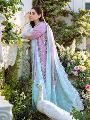 101 - B | BIN ILYAS LUXURY 3-PC LAWN Binilyas
