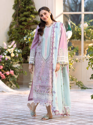 101 - B | BIN ILYAS LUXURY 3-PC LAWN Binilyas