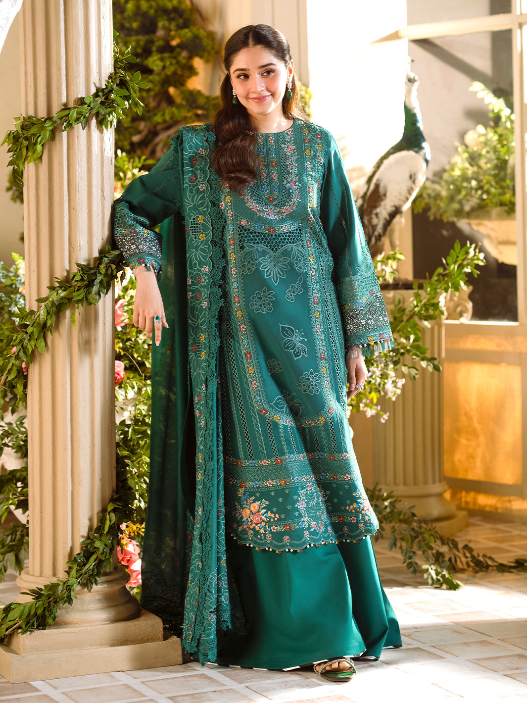 102 - A | BIN ILYAS LUXURY 3-PC LAWN Binilyas