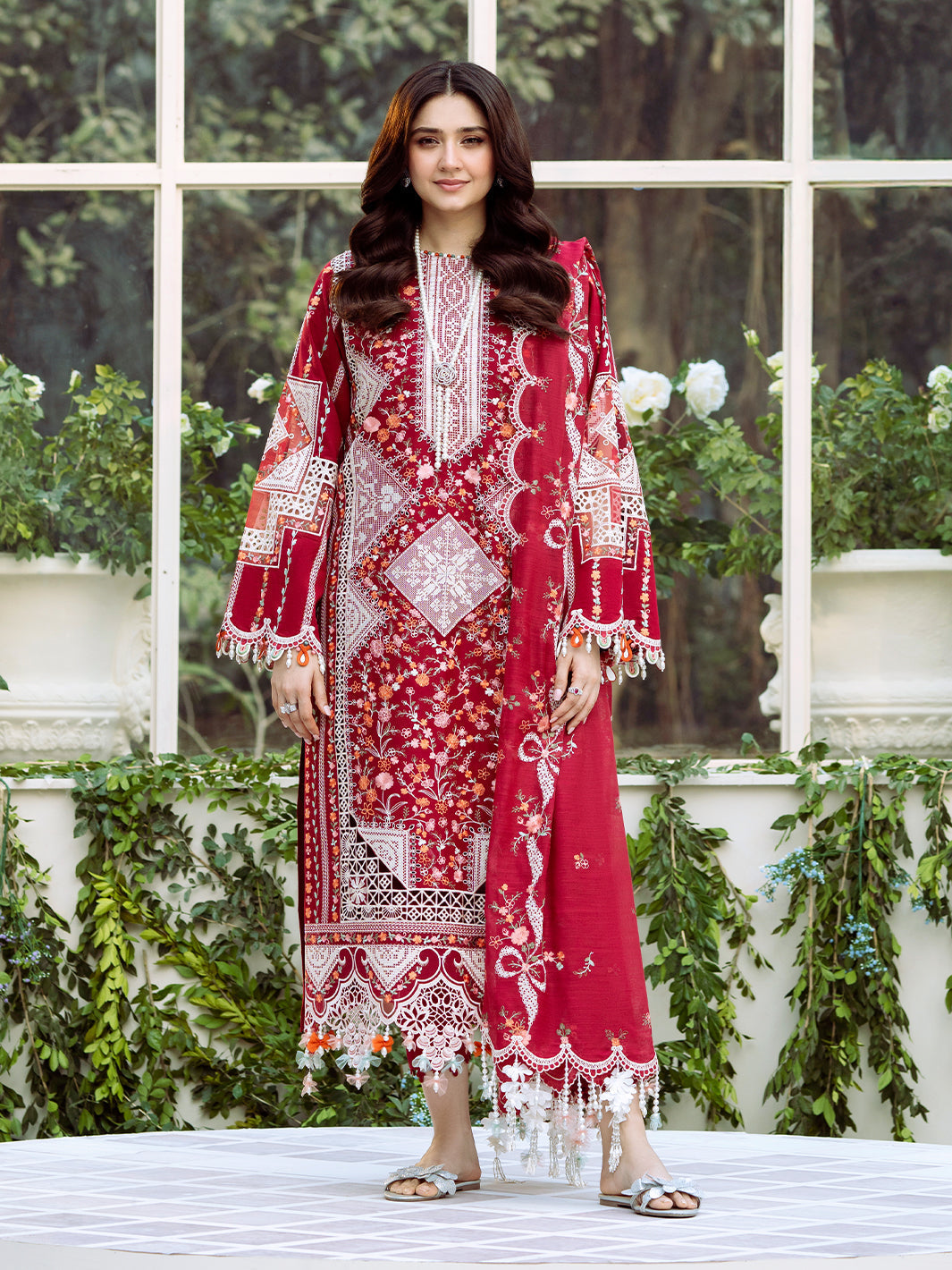 103 - A | BIN ILYAS LUXURY 3-PC LAWN Binilyas