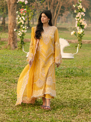 104 - A | BIN ILYAS LUXURY 3-PC LAWN Binilyas