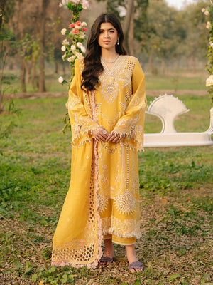 104 - A | BIN ILYAS LUXURY 3-PC LAWN Binilyas