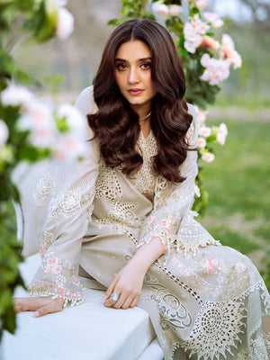 104 - B | BIN ILYAS LUXURY 3-PC LAWN Binilyas