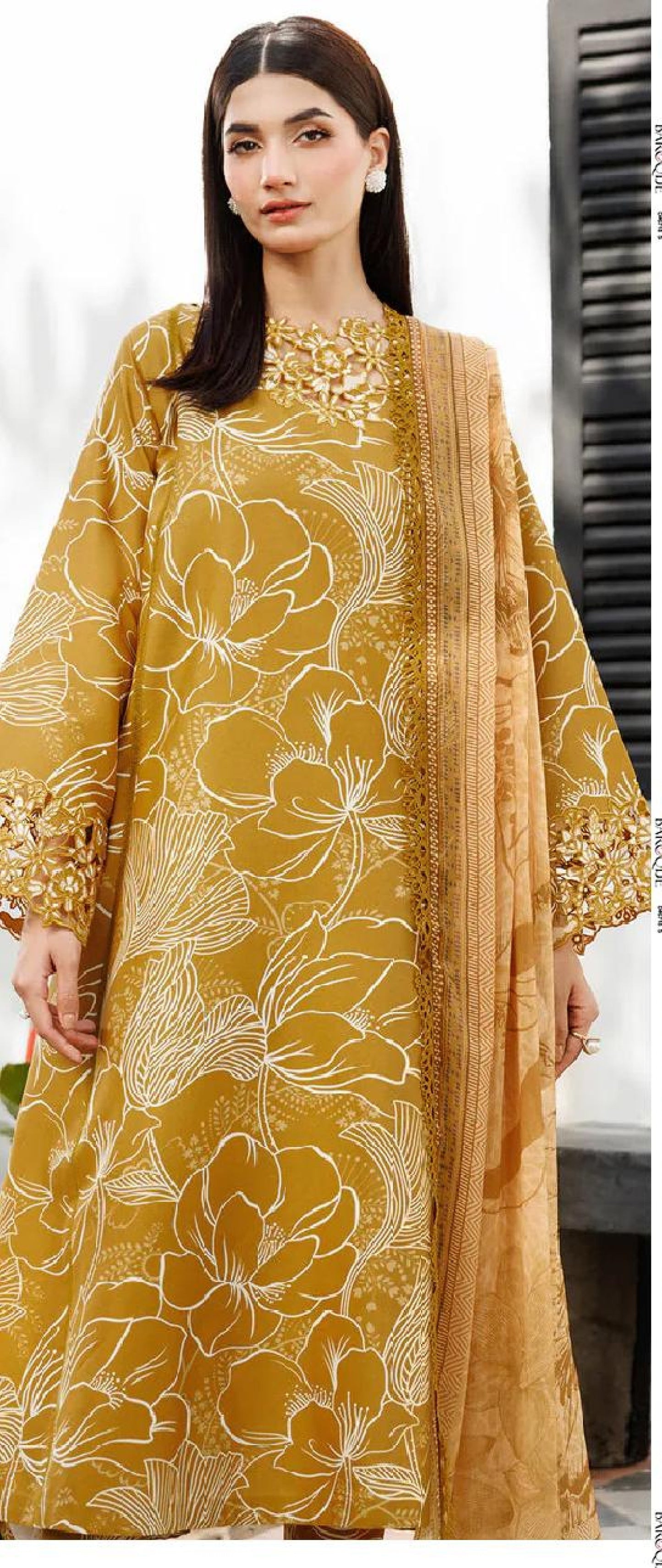 Baroque 3PC Khadder Print All Over (10 Suits)