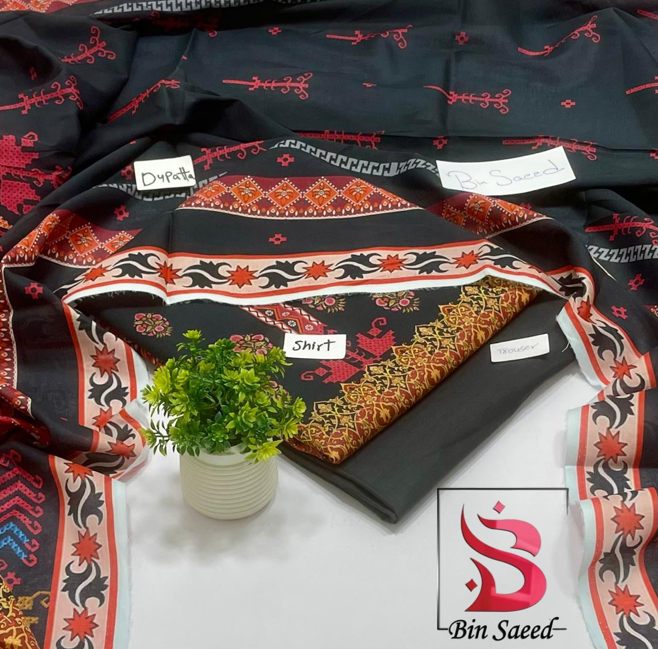 Bin Saeed Lawn Sale (8 Suits )