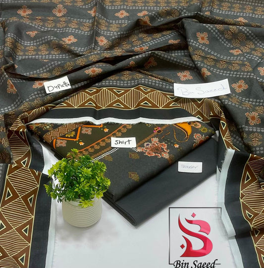Bin Saeed Lawn Sale (8 Suits )