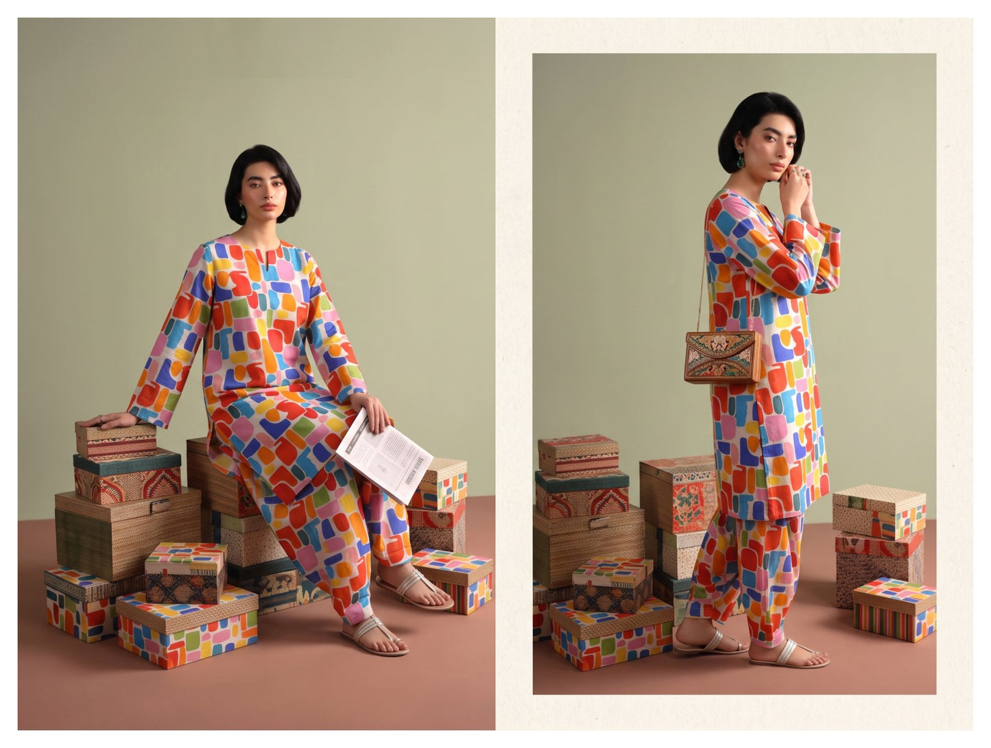 Bareeze 2Pc Digital Print Lawn ( 8 Suits ) A