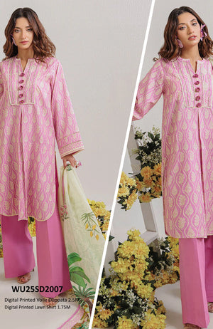 BONANZA SATRANGI DIGITAL PRINTRD LAWN (Set -Pack Of 10 Suits )