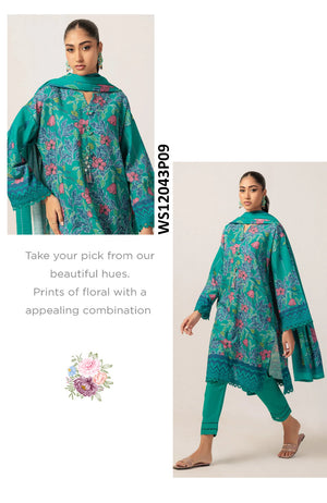 BONANZA SATRANGI DIGITAL PRINTRD LAWN (Set -Pack Of 10 Suits )