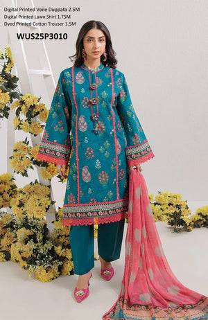 BONANZA SATRANGI DIGITAL PRINTRD LAWN (Set -Pack Of 10 Suits )