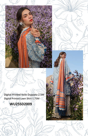 BONANZA SATRANGI DIGITAL PRINTRD LAWN (Set -Pack Of 10 Suits )