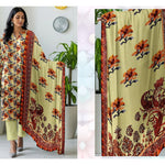 ALKARAM 3 PC DIGITAL PRINT KARANDI 5 SUITS A