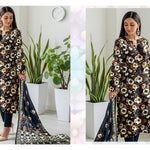 ALKARAM 3 PC DIGITAL PRINT KARANDI 5 SUITS A