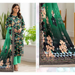 ALKARAM 3 PC DIGITAL PRINT KARANDI 5 SUITS B