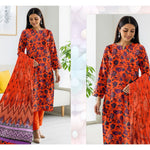 ALKARAM 3 PC DIGITAL PRINT KARANDI 5 SUITS A