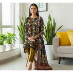 ALKARAM 3 PC DIGITAL PRINT KARANDI 5 SUITS A