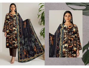 Shuja Brand 3Pc Digital Printed Karandi  5 Suits A