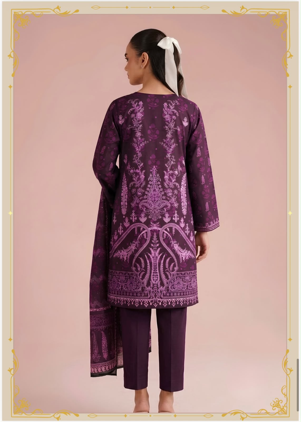 Baya 3pc Print Lawn ( 8 Suits)
