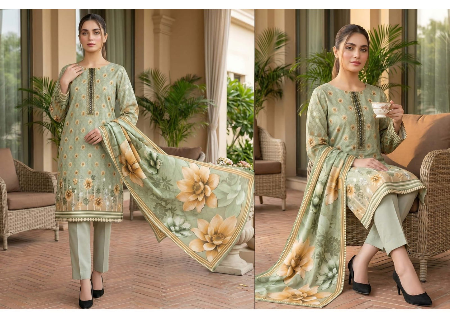 Gul Ahamd Digital Print Summer Sale Lawn (7 Suits )