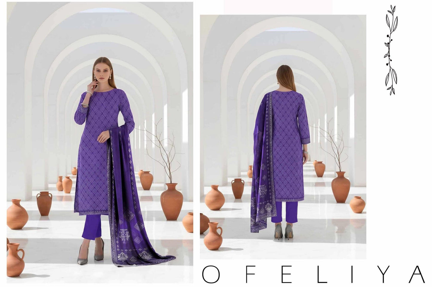 Gulabo By Bin Noor Fab 3 Pc Lawn (5 Suits) B