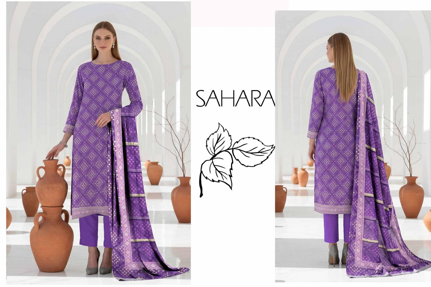 Gulabo By Bin Noor Fab 3 Pc Lawn (5 Suits) B