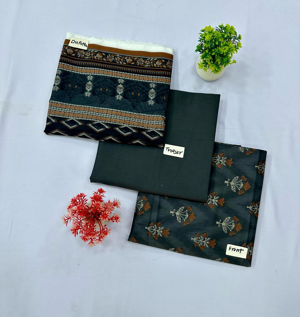 RIWAYAT PRINTED LAWN  (Set -Pack Of 7 Suits ) Category B