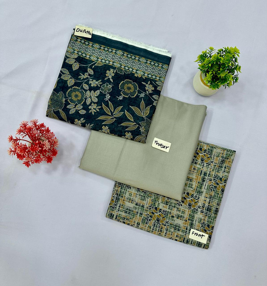 RIWAYAT PRINTED LAWN  (Set -Pack Of 7 Suits ) Category A