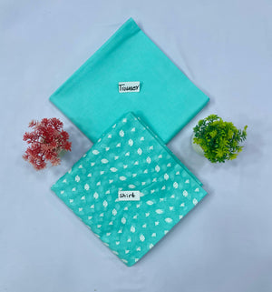 WHITE CHIKAN SHIFFLI  2-PC  4 SUITS  MIX Market Boy