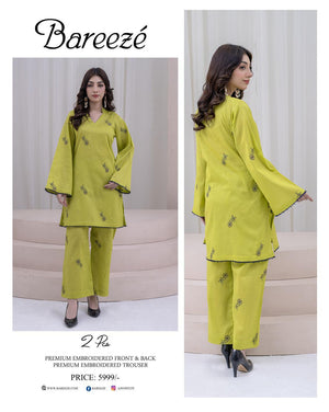 BAREEZE LAWN EMBROIDERY ALL OVER 2 PC 6 SUITS A
