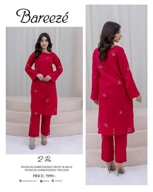 BAREEZE LAWN EMBROIDERY ALL OVER 2 PC 6 SUITS A