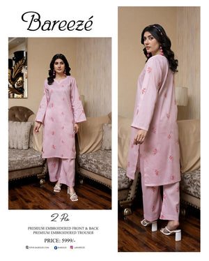 BAREEZE LAWN EMBROIDERY ALL OVER 2 PC 6 SUITS B
