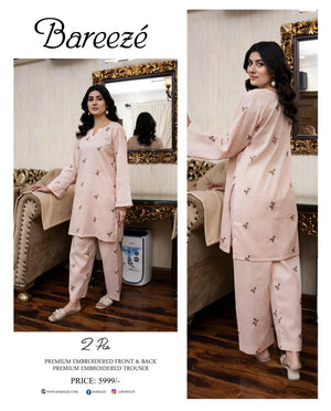 BAREEZE LAWN EMBROIDERY ALL OVER 2 PC 6 SUITS B