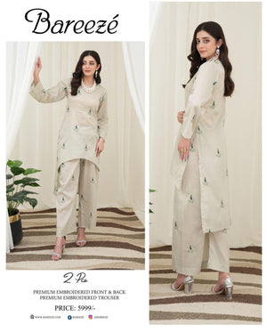 BAREEZE LAWN EMBROIDERY ALL OVER 2 PC 6 SUITS A