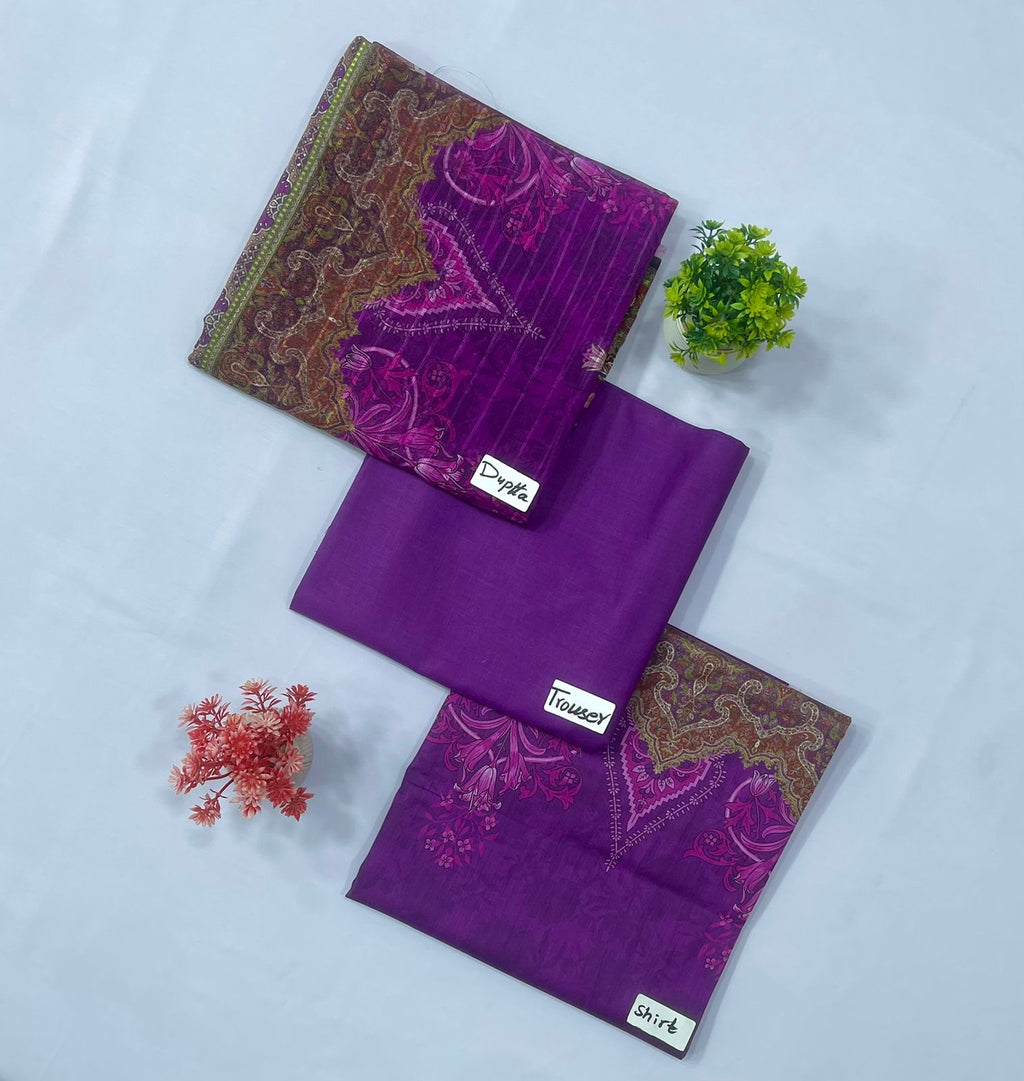 Asim Jofa 3-PC Digital Print Lawn 4 Suits A