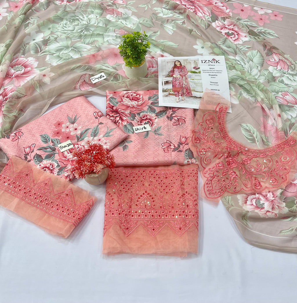 MARIA.B. 3PC DIGITAL PRINTED LAWN 6 SUITS A