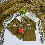 ORIGINAL BRAND HARAM COLLECTION  3PC DIGITAL PRINT LAWN 5 SUITS A
