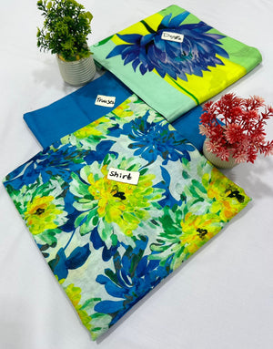 ORIGINAL BRAND ALKARAM 3 PC DIGITAL PRINT LAWN 10 SUITS A