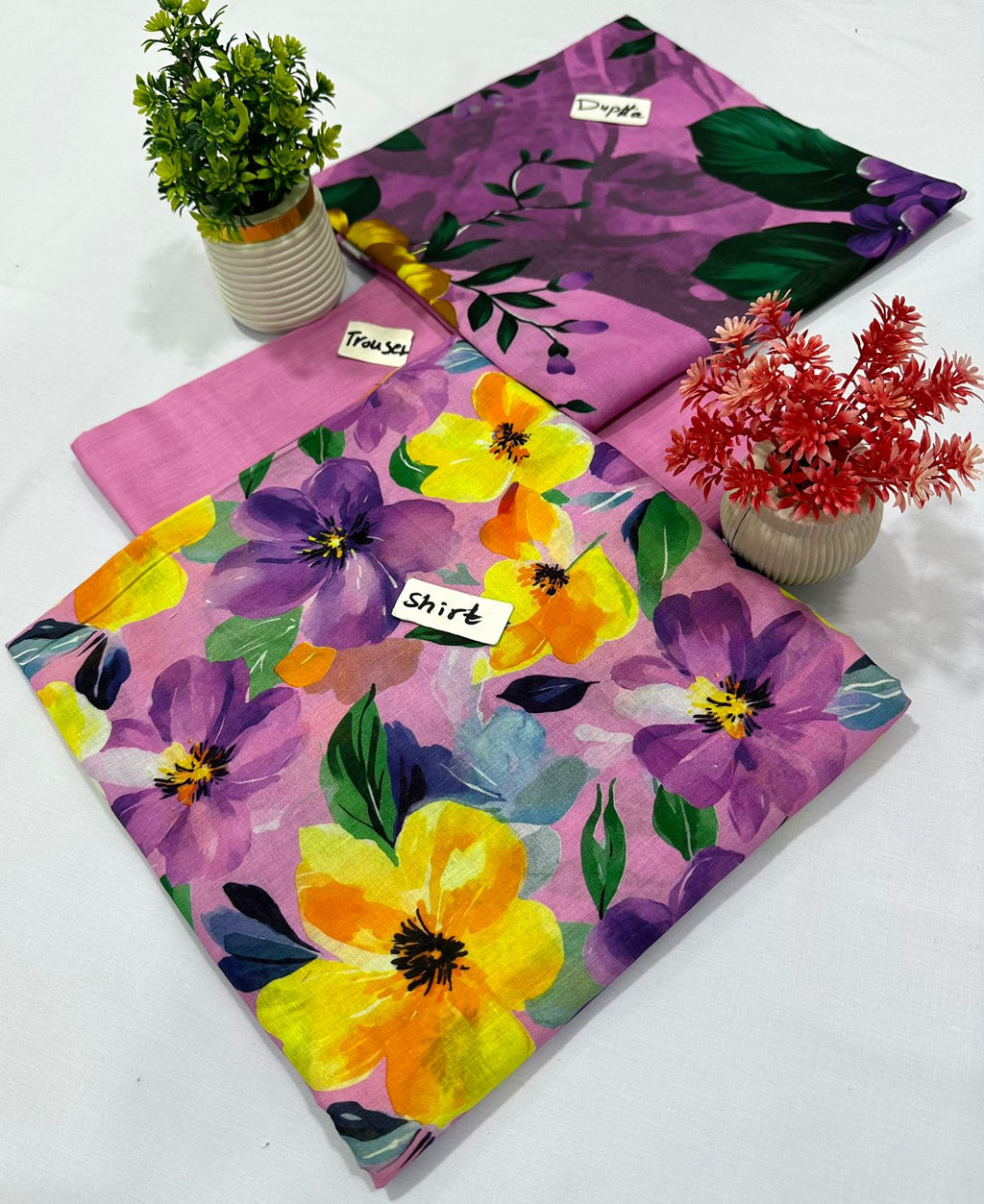 ORIGINAL BRAND ALKARAM 3 PC DIGITAL PRINT LAWN 5 SUITS