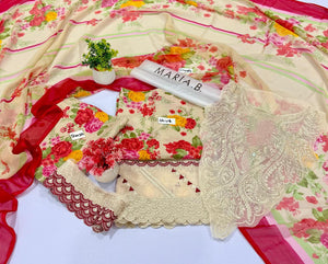 Mix Brand MARIA.B | ETHNIC | SAPPHIRE | 3 Pc Lawn 5 Suits A